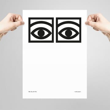 Poster un oeil Ögon  - 50x70 cm - Olle Eksell