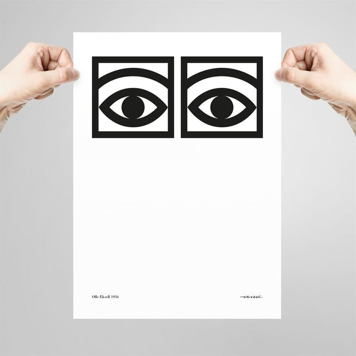 Poster un oeil Ögon , 50x70 cm Olle Eksell