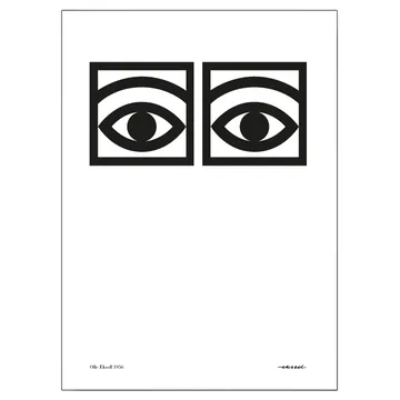 Poster un oeil Ögon  - 70x100 cm - Olle Eksell