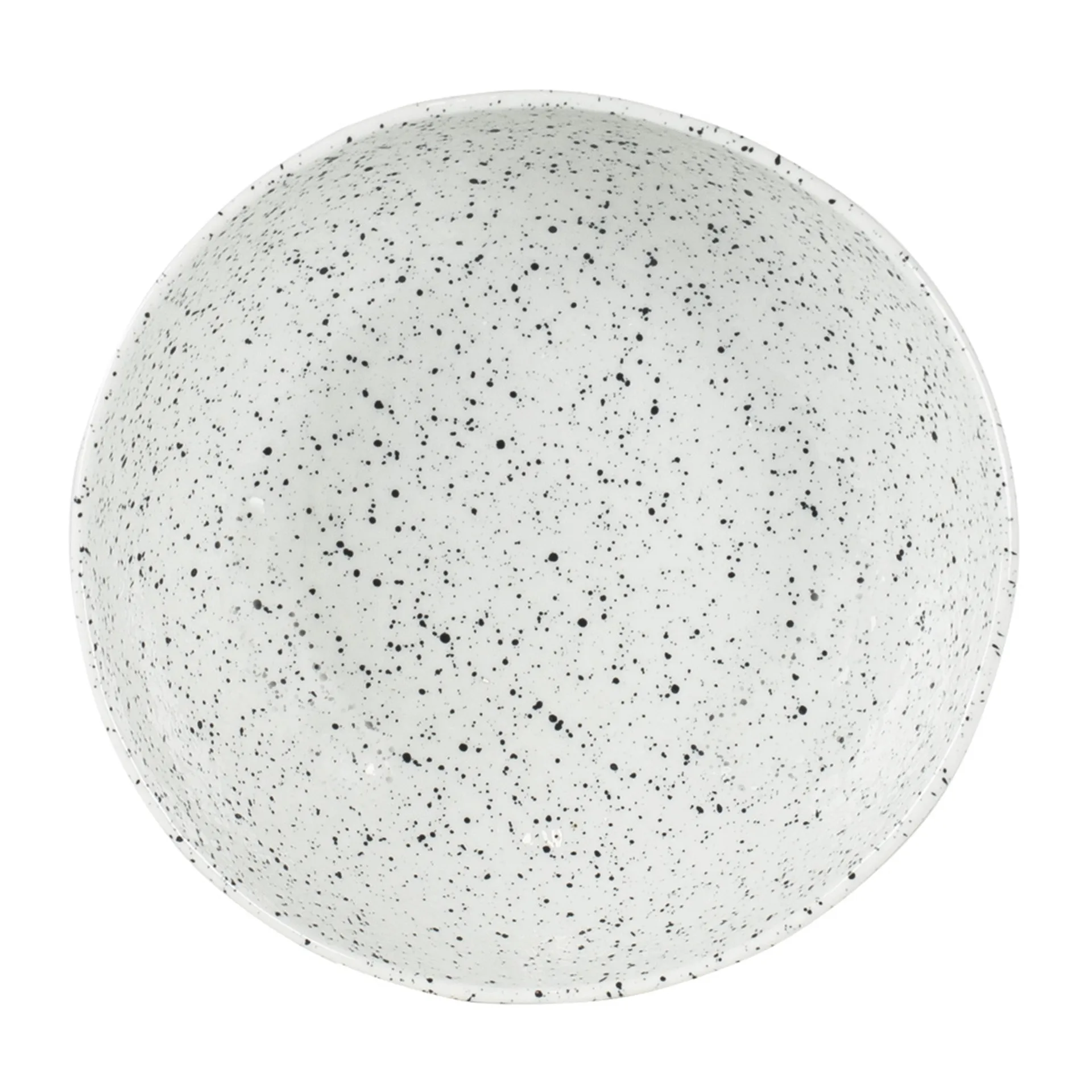 Assiette à pâtes et soupe Poppi, Blanc-Noir Olsson & Jensen