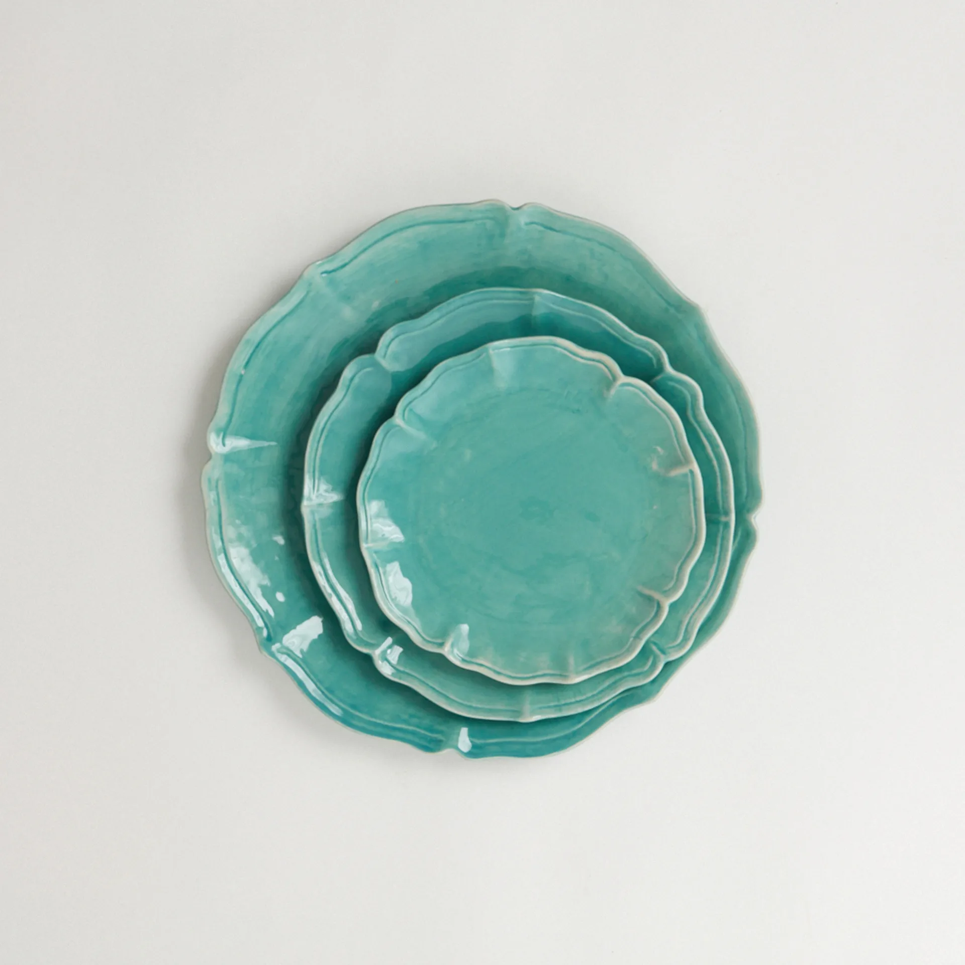Assiette à soupe et à pâtes Judith Ø18 cm, Turquoise Olsson & Jensen