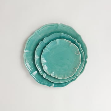 Assiette à soupe et à pâtes Judith Ø18 cm - Turquoise - Olsson & Jensen