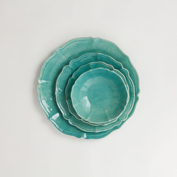 Assiette Judith Ø 27 cm - Turquoise - Olsson & Jensen