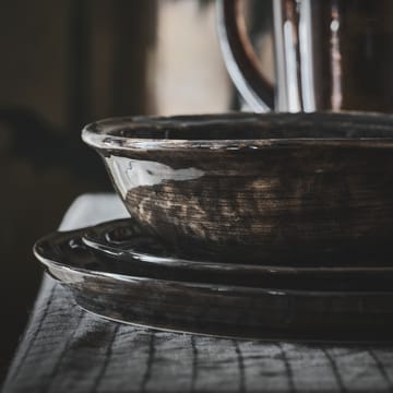 Assiette Yuki - Marron-noir - Olsson & Jensen