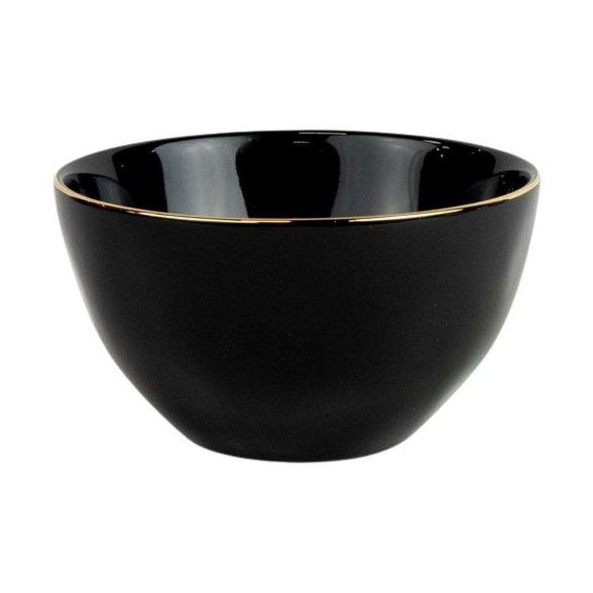 Olsson & Jensen Bol Billie 12,8 cm Noir | Design Scandinave | Bols de petit-déjeuner | Noir