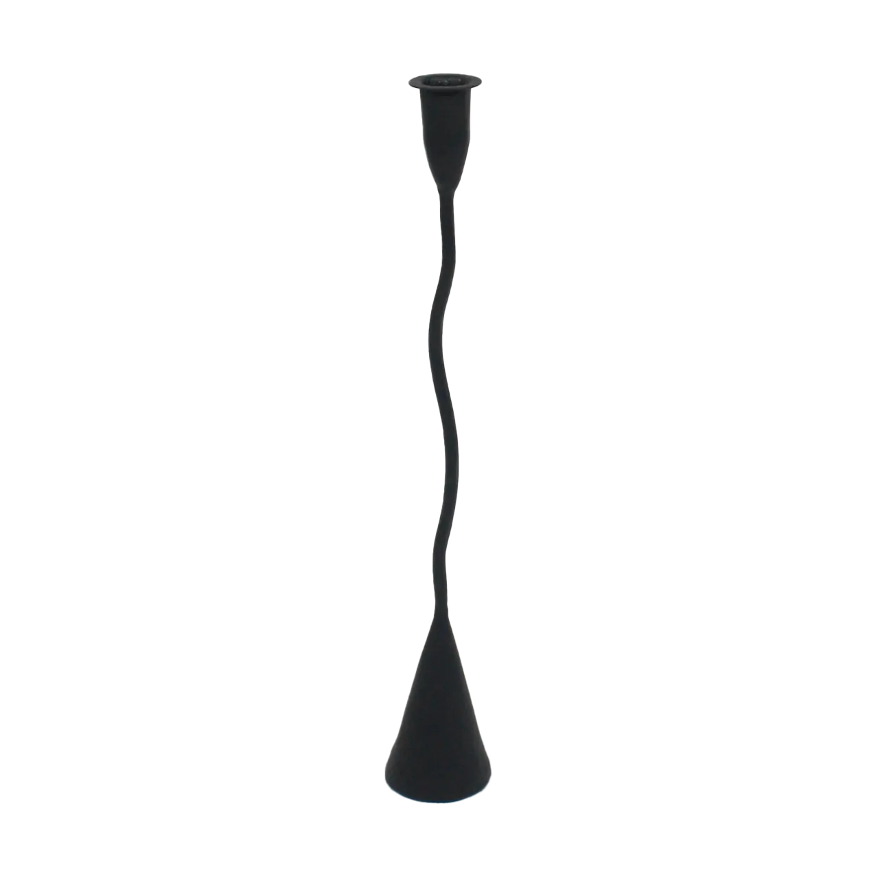 Bougeoir Eskil 43 cm, Noir Olsson & Jensen