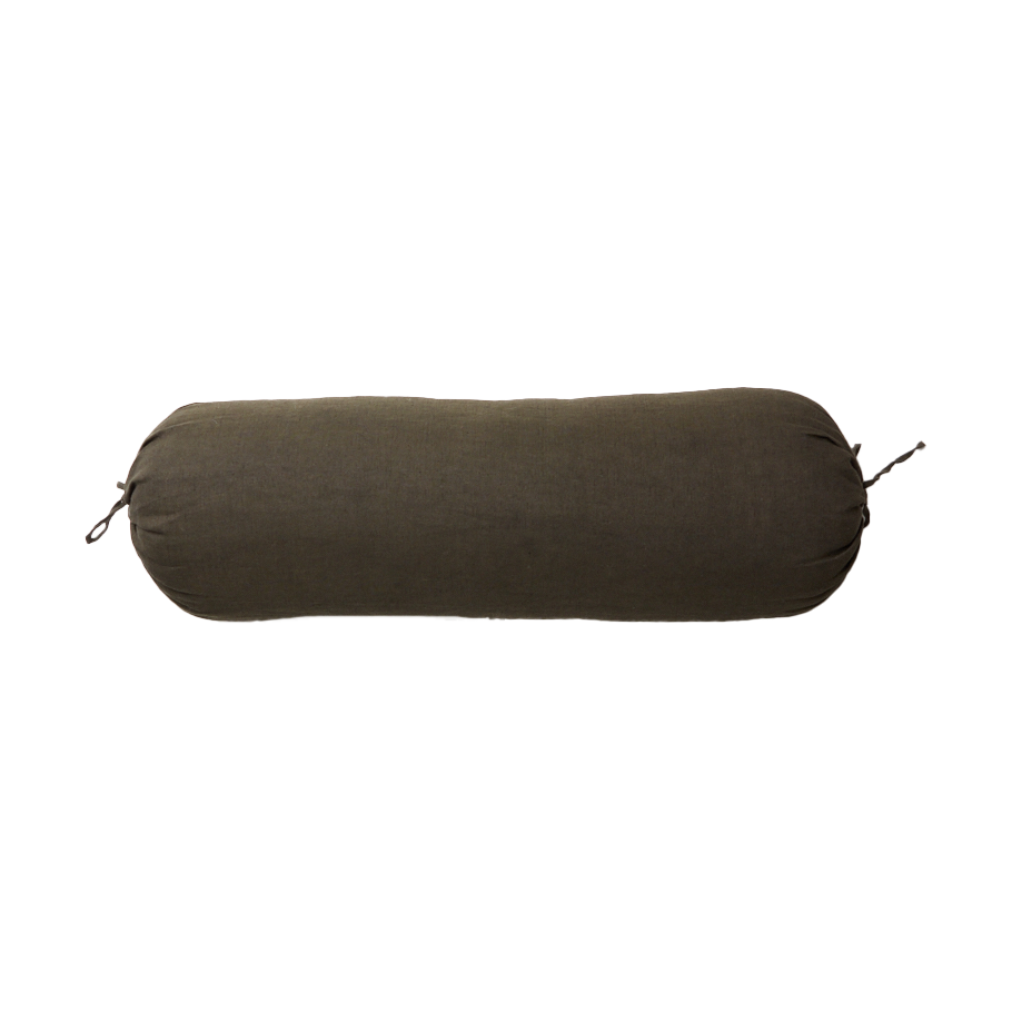 Olsson & Jensen Coussin cylindrique Livia bolster 20x60 cm Taupe