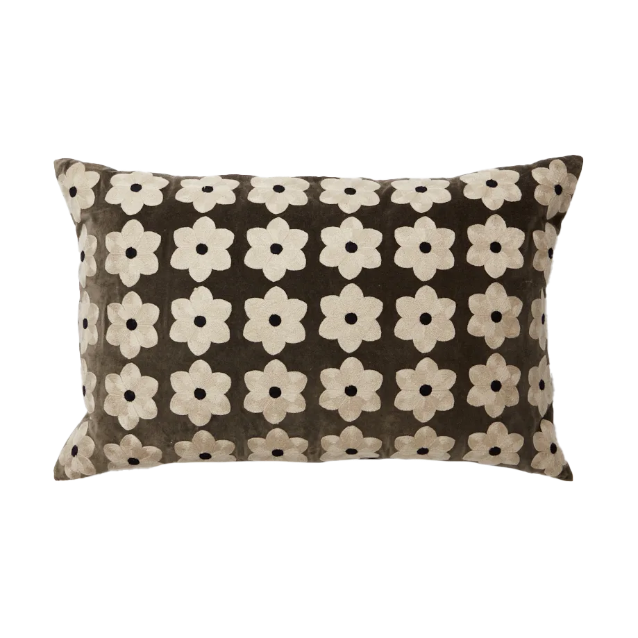 Housse de coussin Daisy 40x60 cm, Taupe Olsson & Jensen