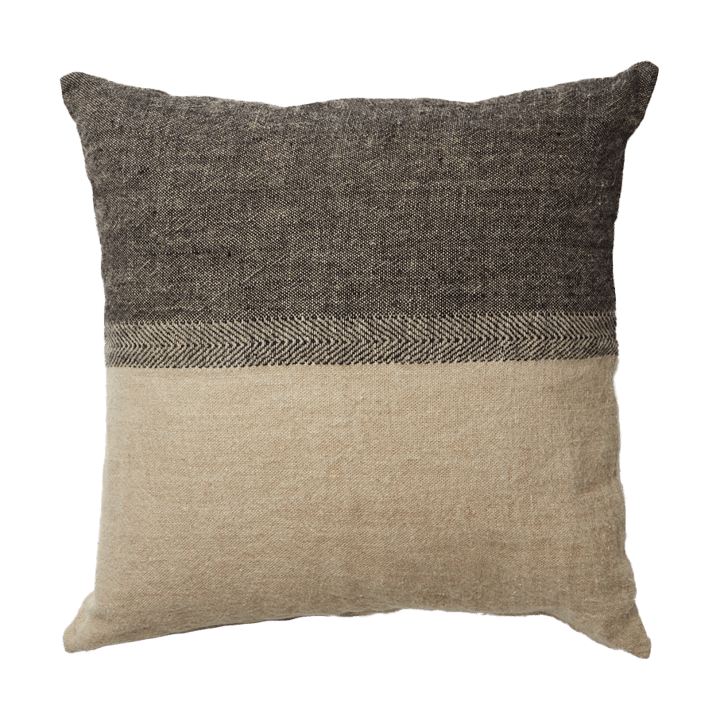 Housse de coussin Levi 60x60 cm - Noir/naturel - Olsson & Jensen