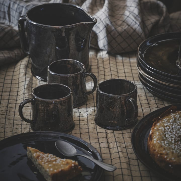 Petite assiette Yuki, Marron-noir Olsson & Jensen