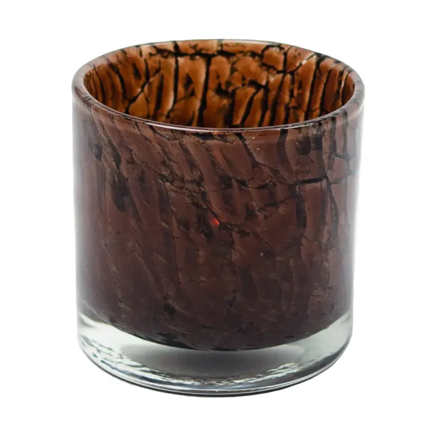 Photophore Fuji Ø10 cm, Brun foncé Olsson & Jensen