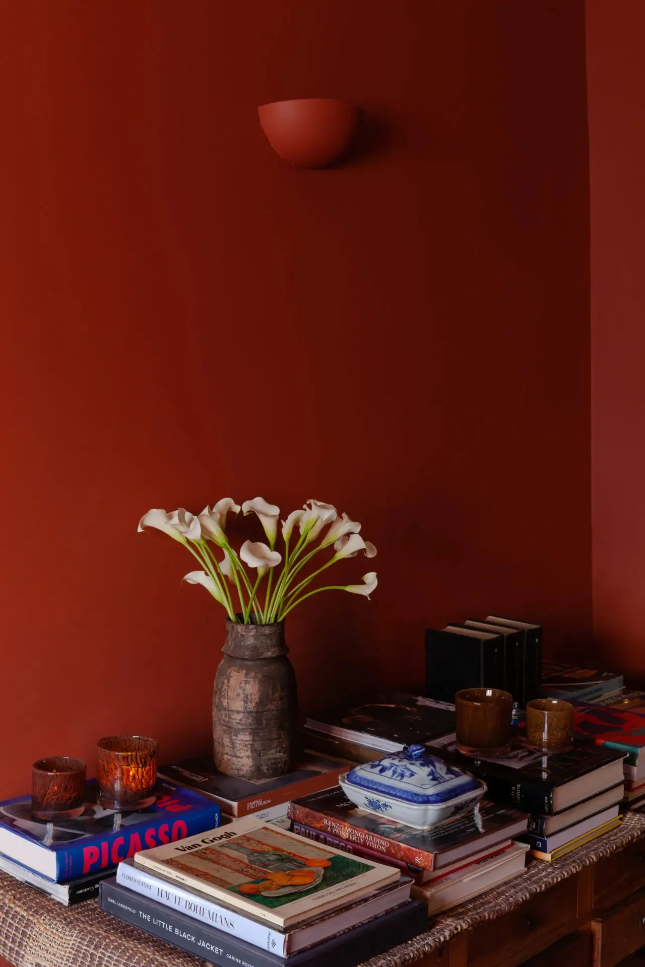 Photophore Fuji Ø10 cm, Brun foncé Olsson & Jensen