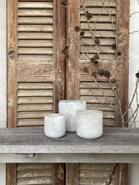 Photophore Halde 8 cm, Blanc Olsson & Jensen