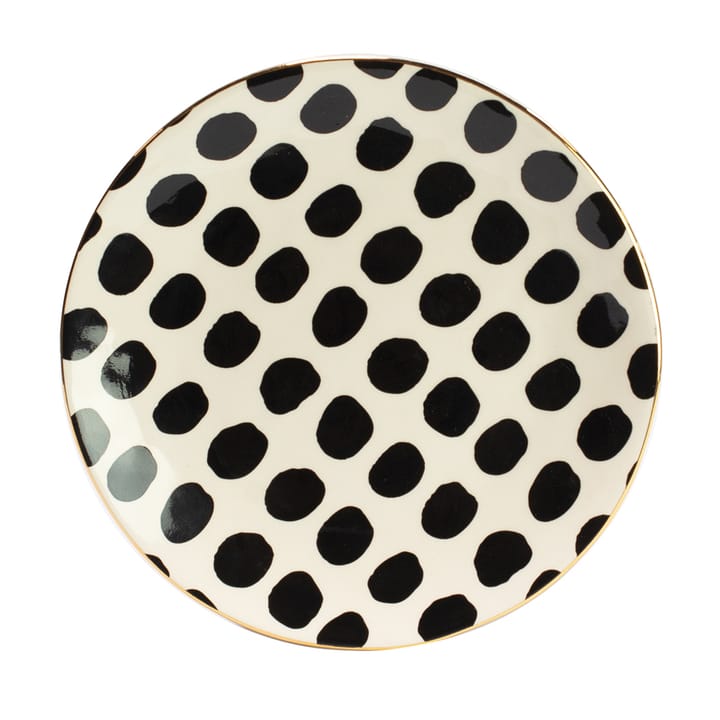 Plat Vigdis - Noir-blanc-doré - Olsson & Jensen