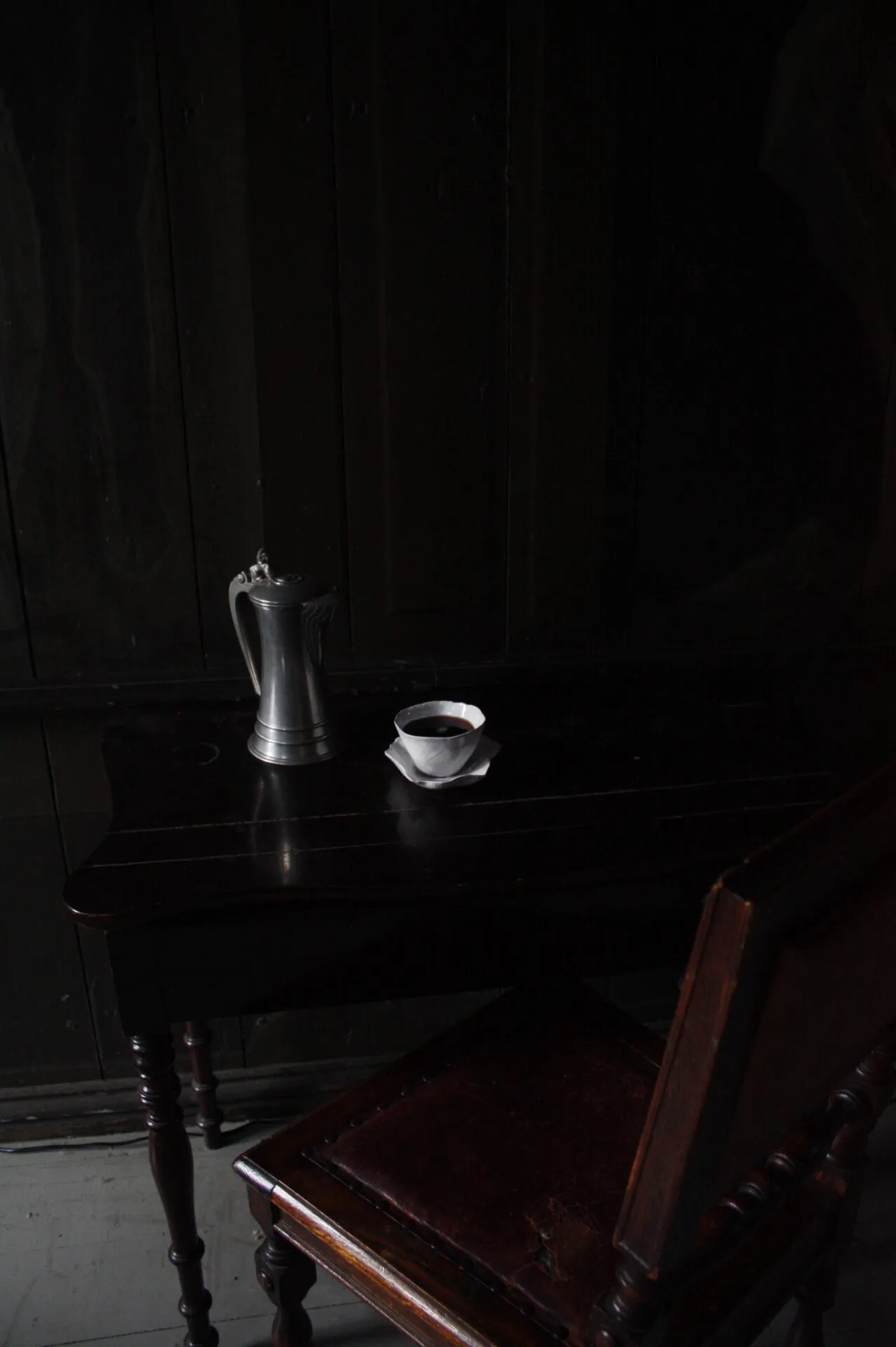 Tasse Clair avec soucoupe, Blanc Olsson & Jensen