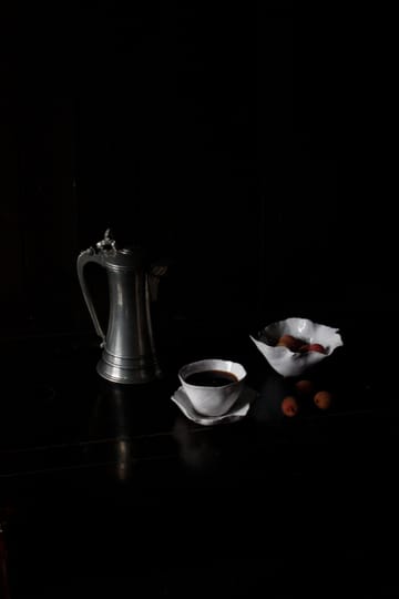 Tasse Clair avec soucoupe - Blanc - Olsson & Jensen