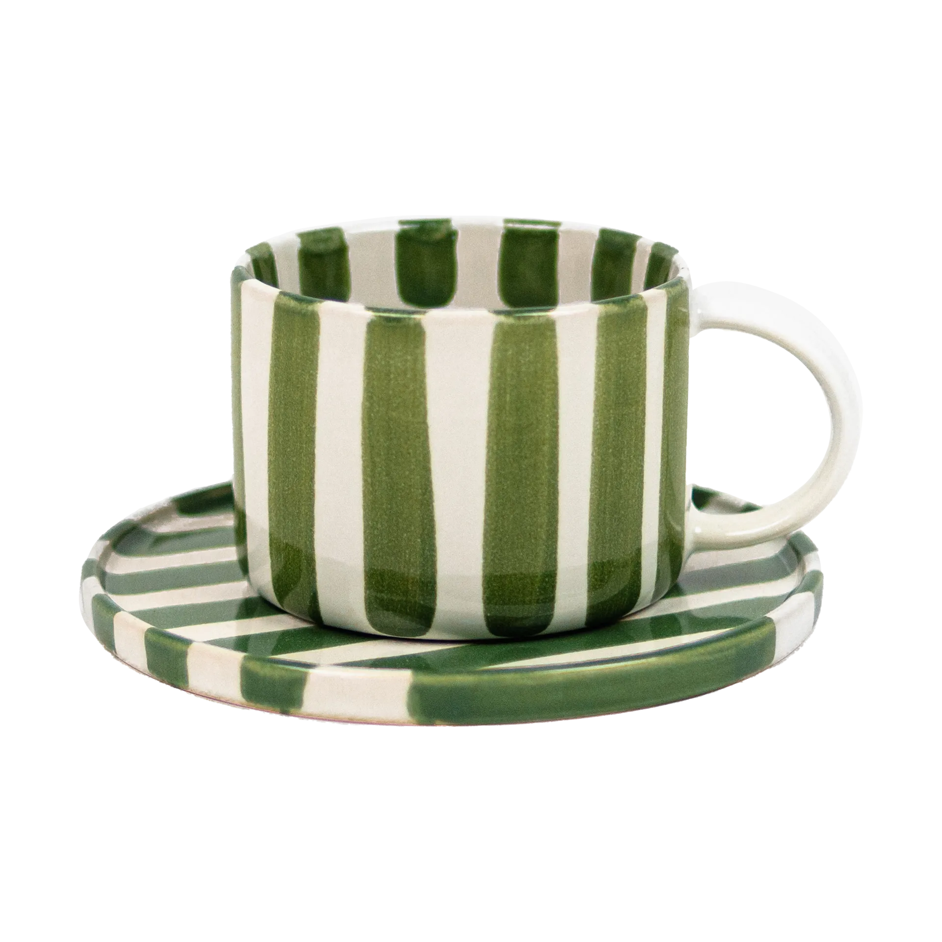 Tasse et soucoupe Monica, Vert Olsson & Jensen