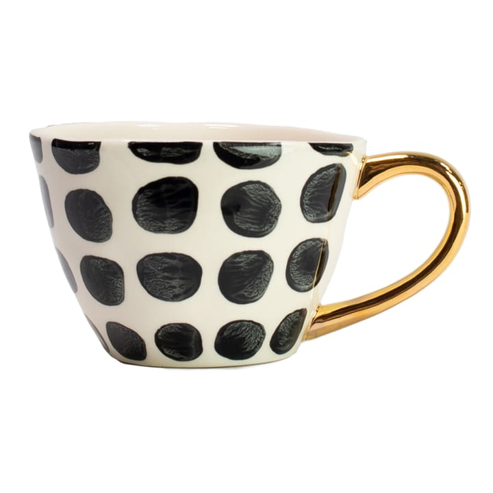 Tasse Vigdis - Noir-blanc-doré - Olsson & Jensen