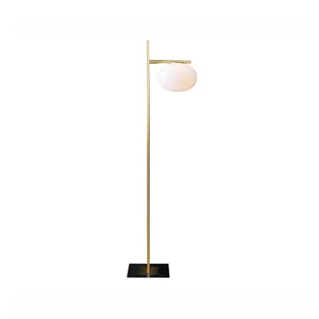 Lampadaire Alba 382 - opale, laiton - Oluce
