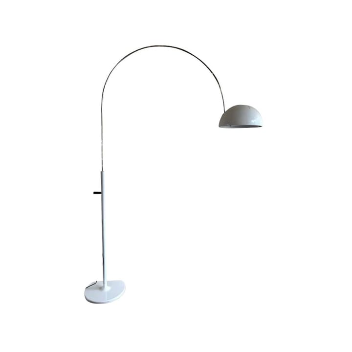 Lampadaire Coupé 3320 - white, structure chromée
 - Oluce