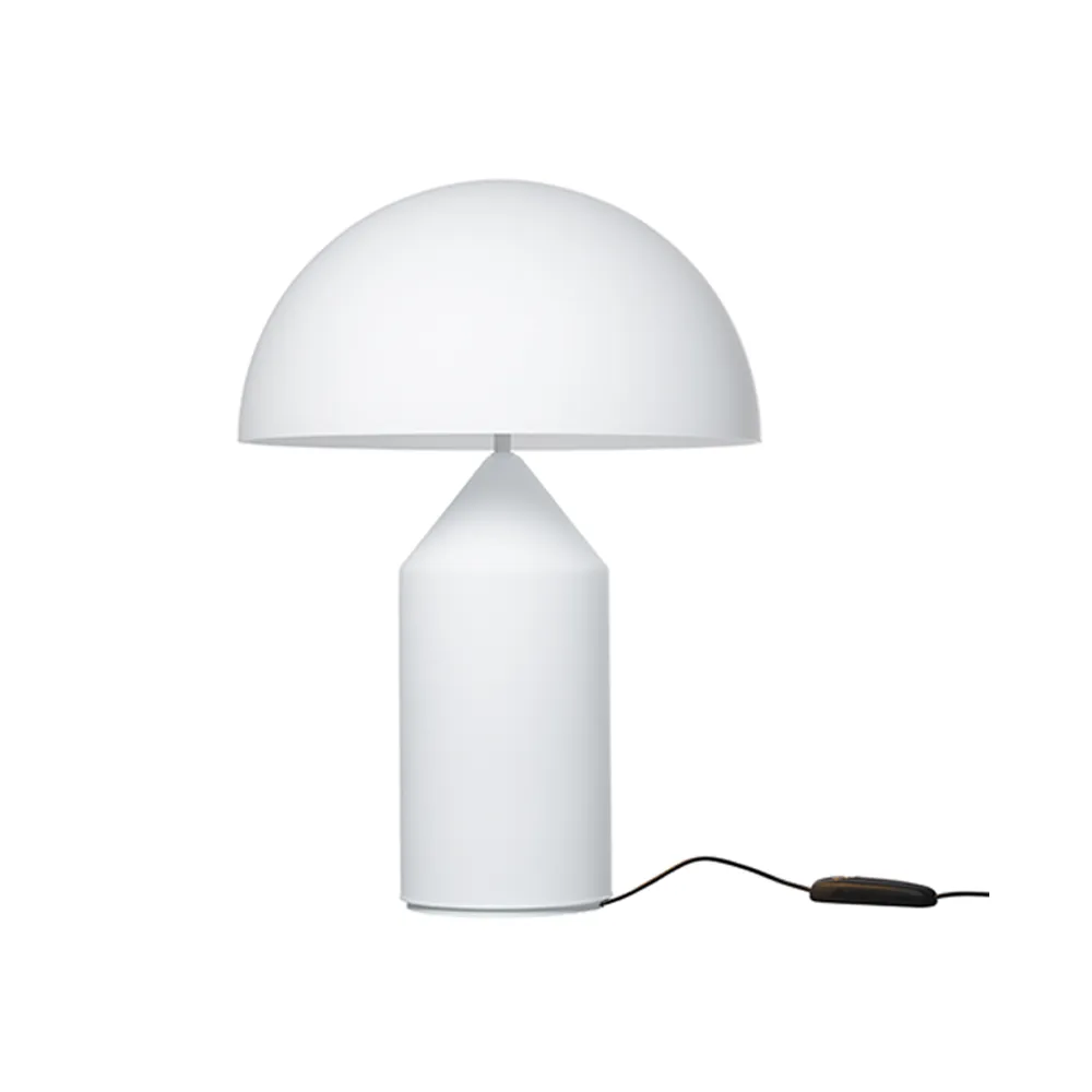 Lampe de table Atollo medium 235 verre, Opale Oluce