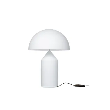 Lampe de table Atollo medium 237 verre - opale, medium - Oluce