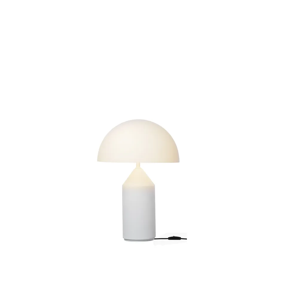 Lampe de table Atollo small 236 verre, Opale Oluce