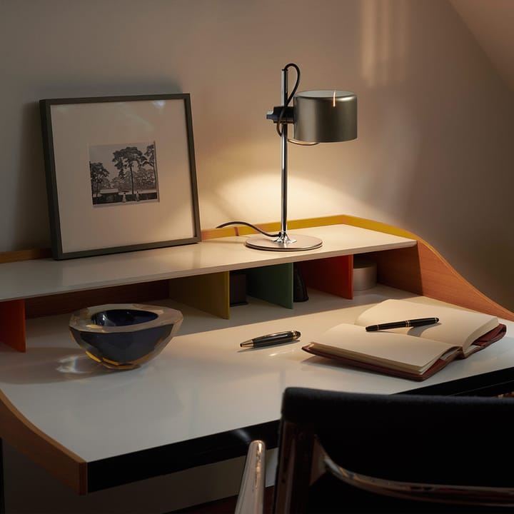 Lampe de table Coupé Mini, anodic bronze Oluce