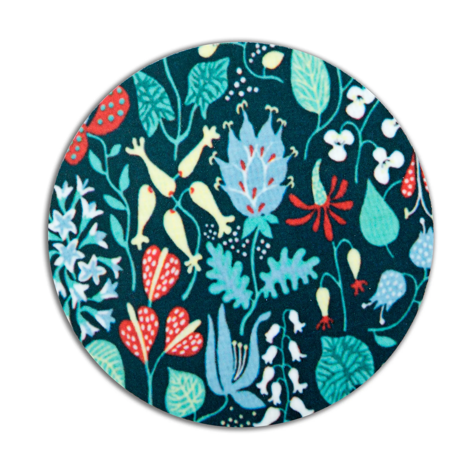 Dessous de plat Herbarium bleu, Ø 21 cm Opto Design