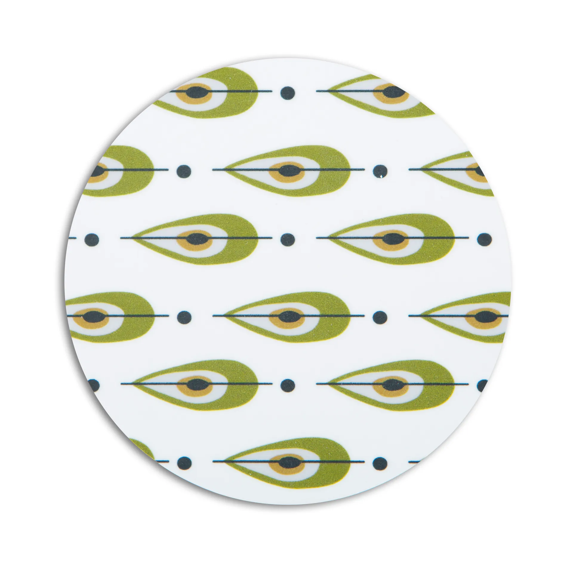 Dessous de plat High Pears 1 21 cm, Vert olive Opto Design