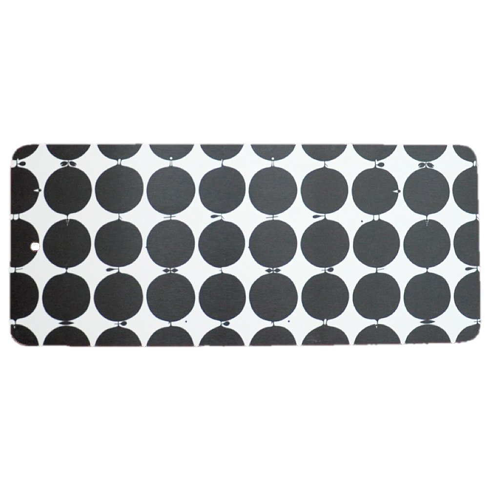 opto design planche à découper tallyho 40x17 cm noir-blanc