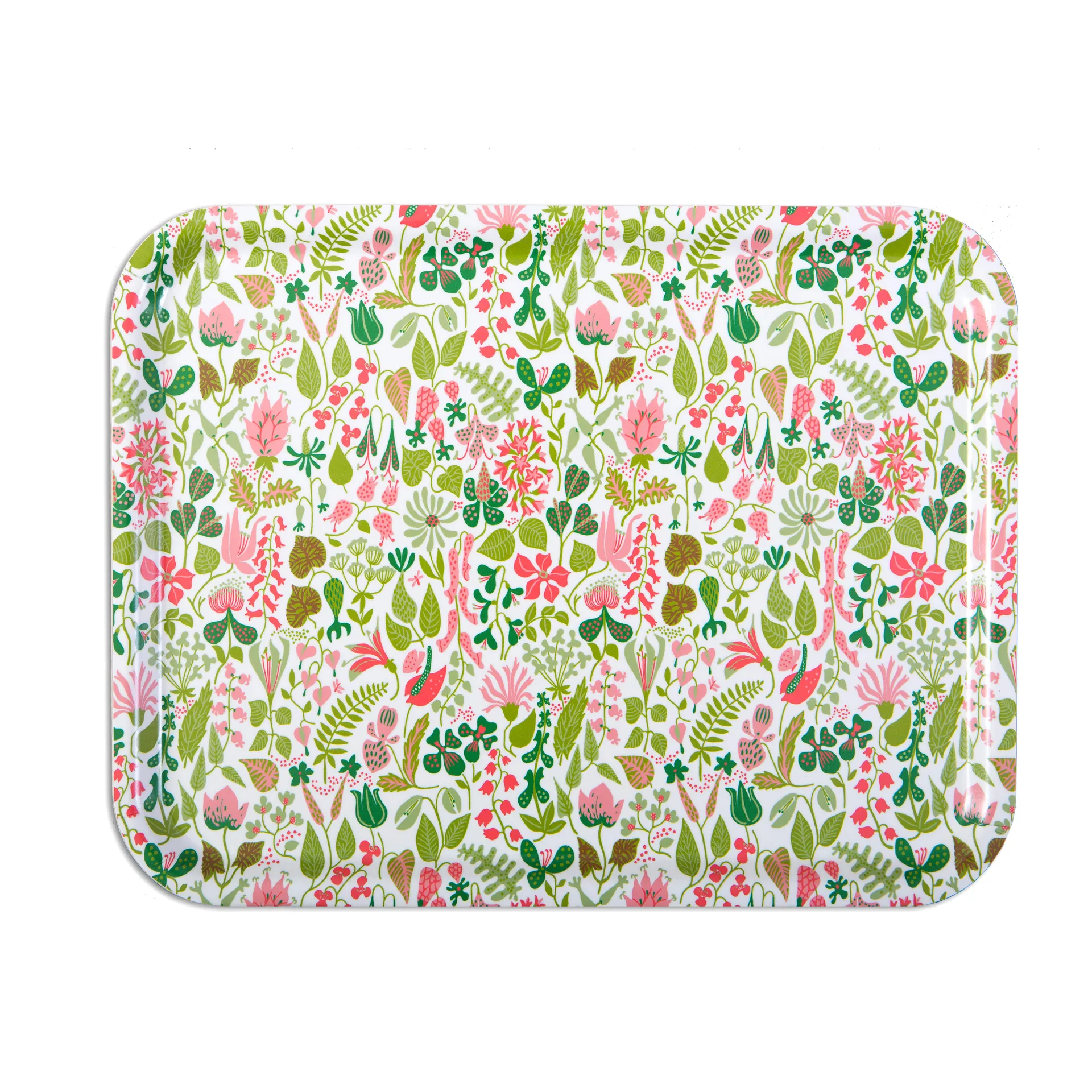 Plateau Herbarium rose, 27x20 cm Opto Design