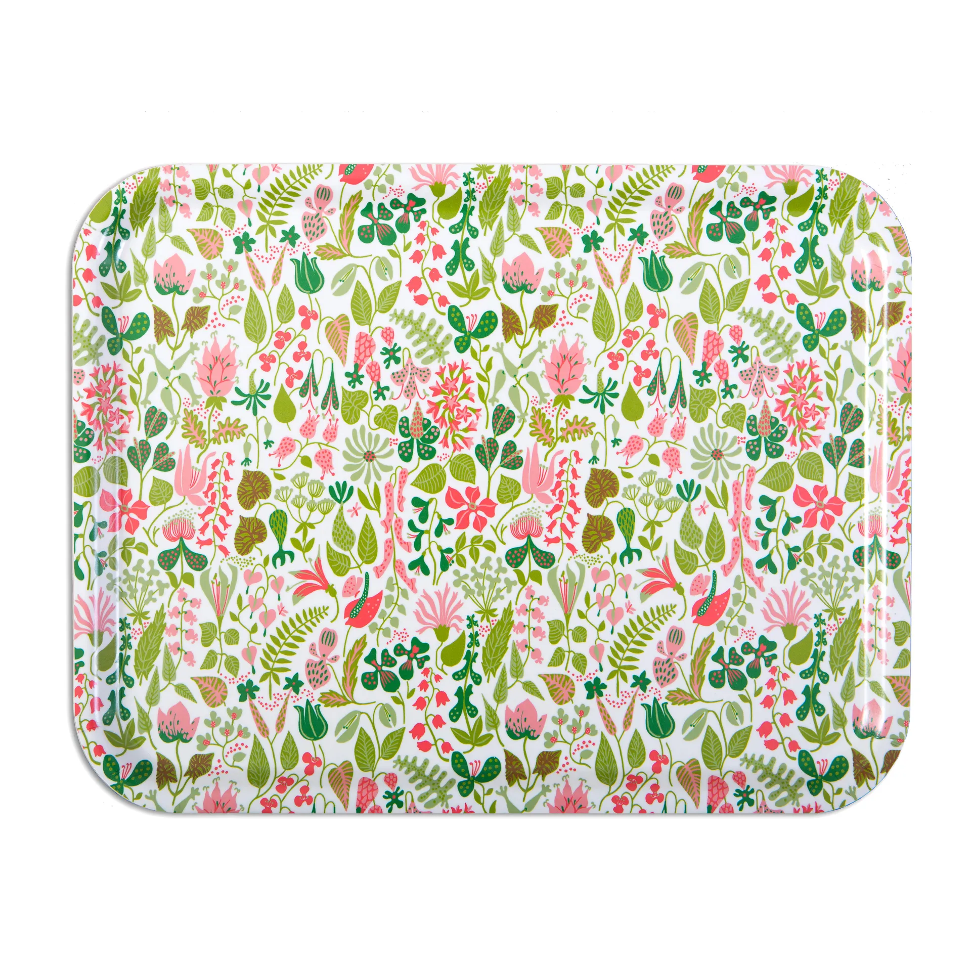 Plateau Herbarium rose, 36x28 cm Opto Design