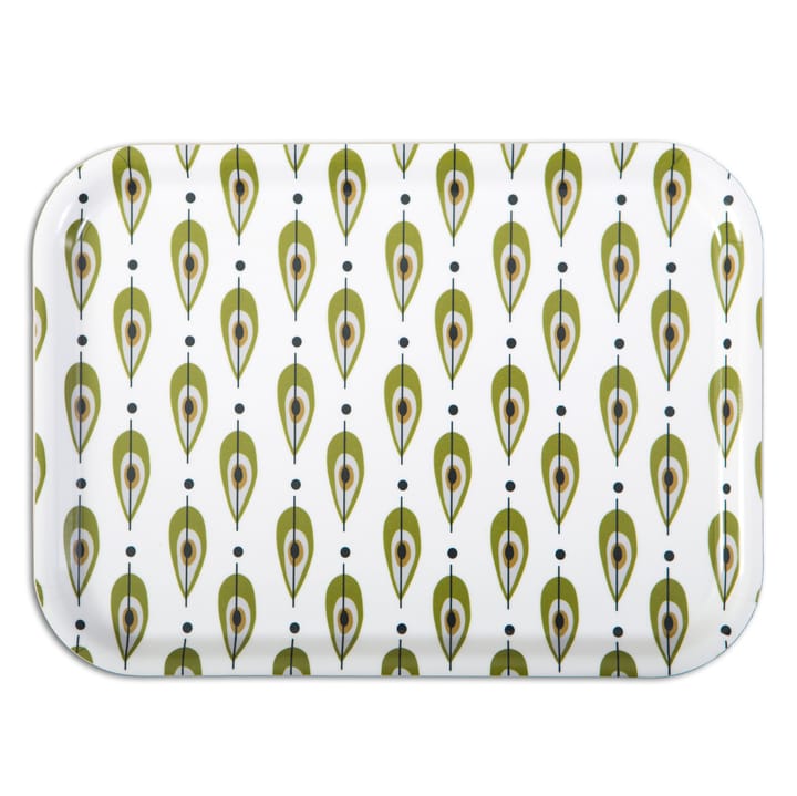 Plateau High Pears vert olive - 36x28 cm - Opto Design