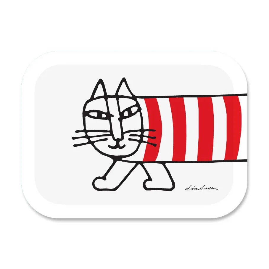 Plateau Mikey 27x20 cm, Blanc-rouge Opto Design