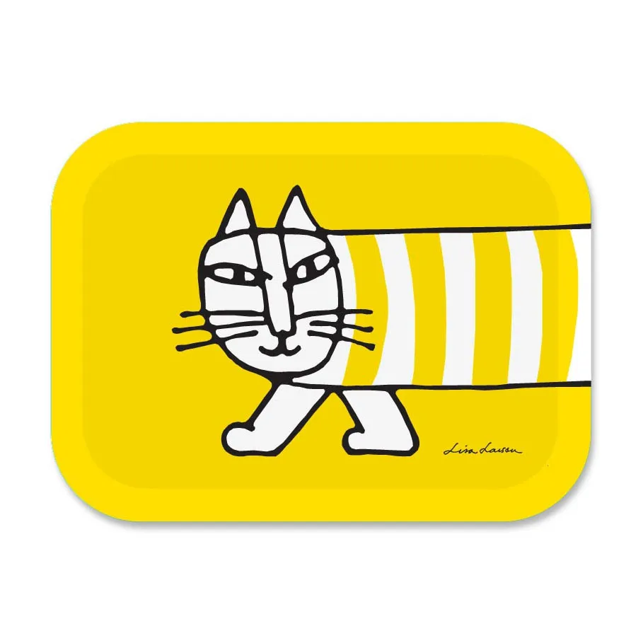 Plateau Mikey 27x20 cm, Jaune Opto Design