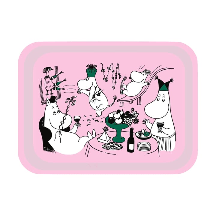 Plateau Moomin 80 20x27 cm - Rose - Opto Design