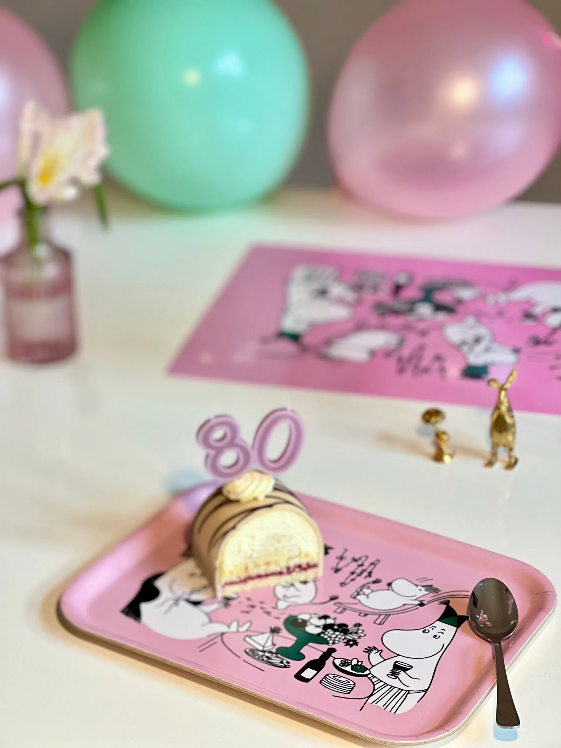 Plateau Moomin 80 20x27 cm, Rose Opto Design