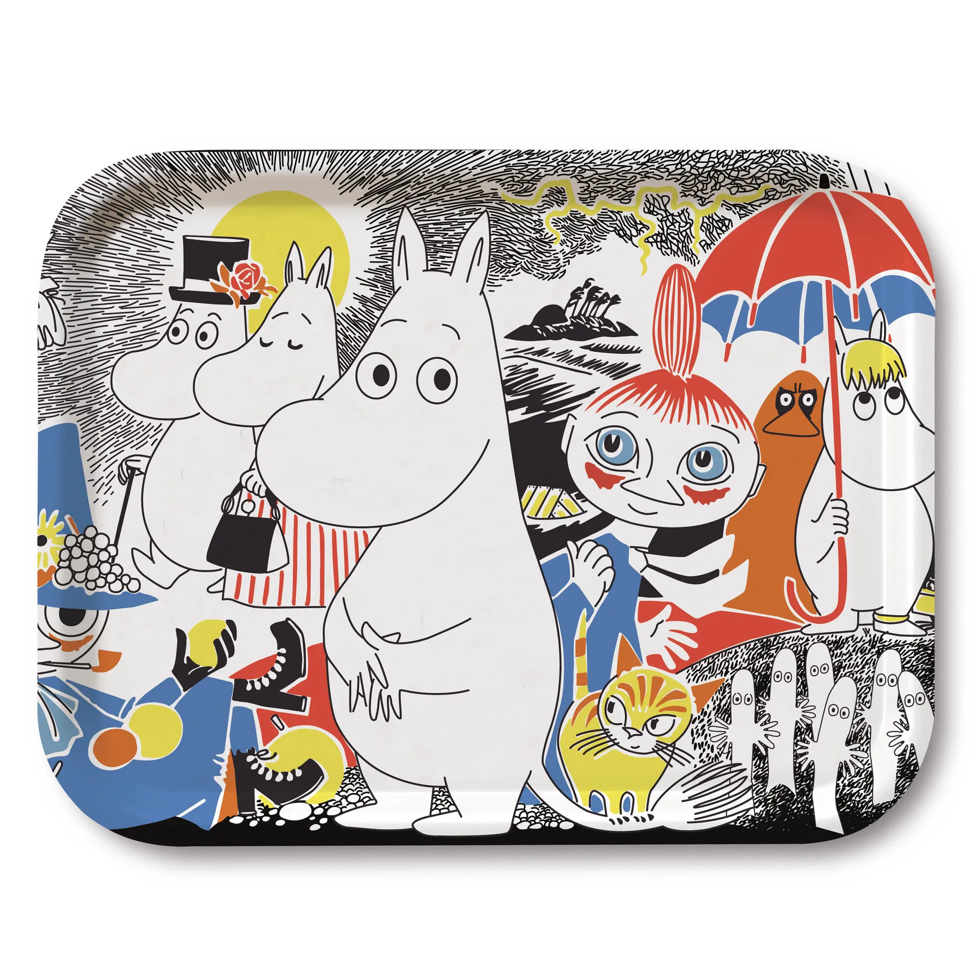 Plateau Moomin Comic Cover Nr1, 27x20 cm Opto Design