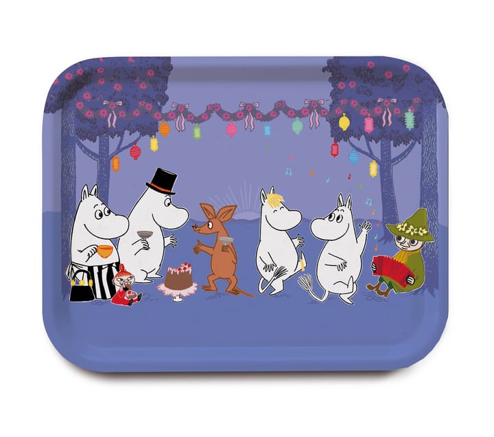 Plateau Moomin Dancing - Bleu - Opto Design