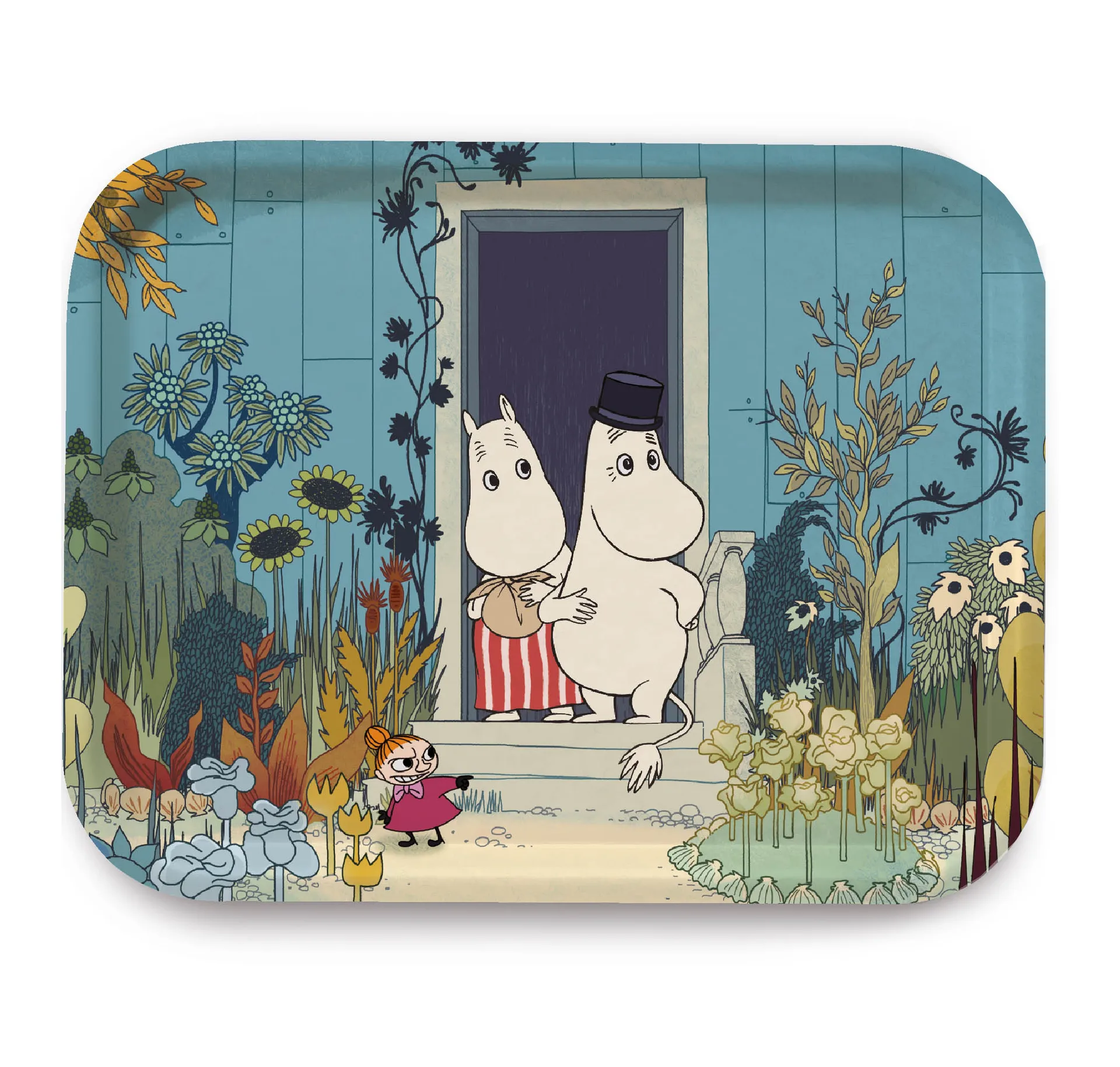 Plateau Moomin Riviera Doorstep, Bleu-multi Opto Design