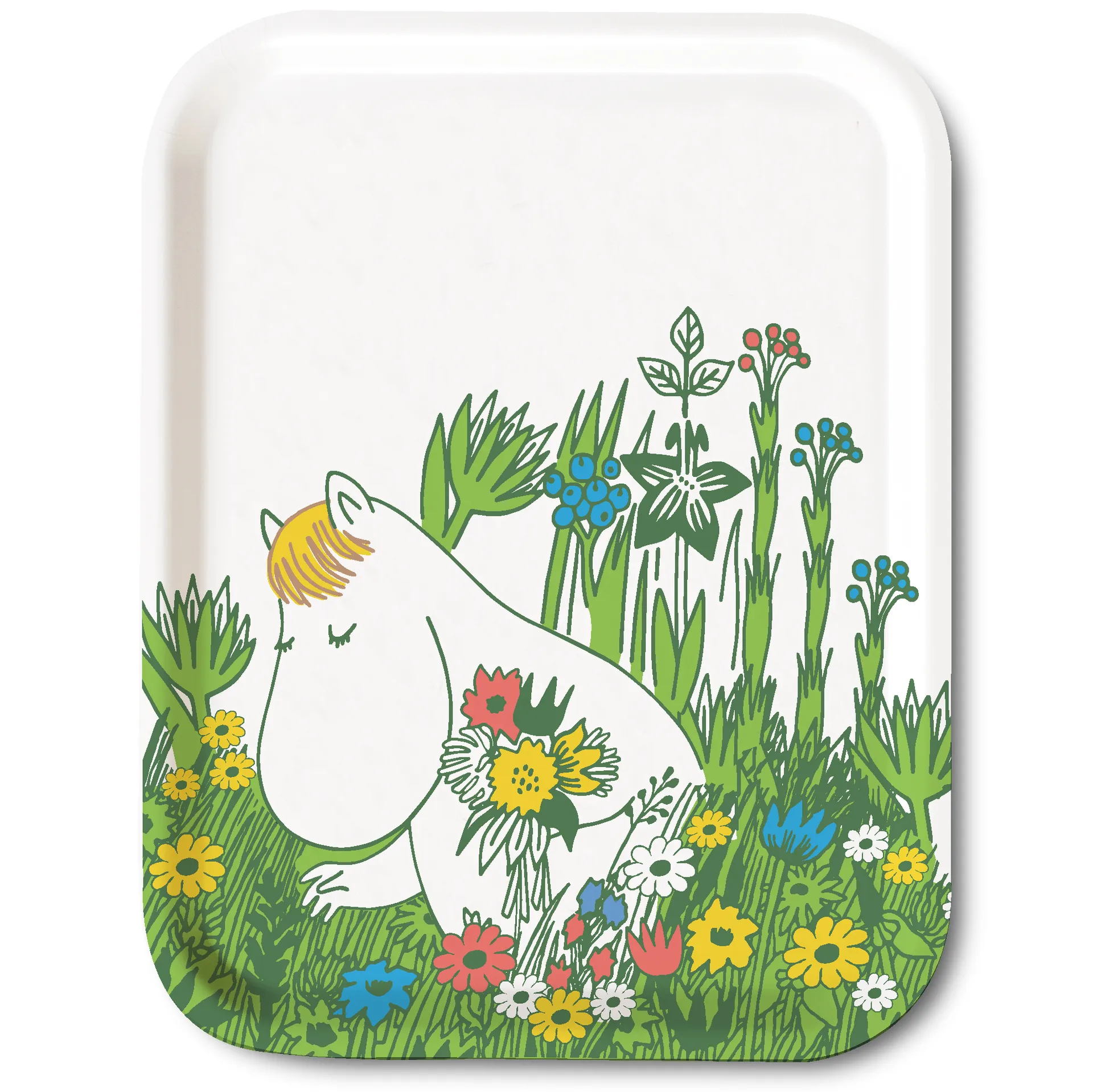 Plateau Mumin Snorkmaiden Summer, 27x20 cm Opto Design