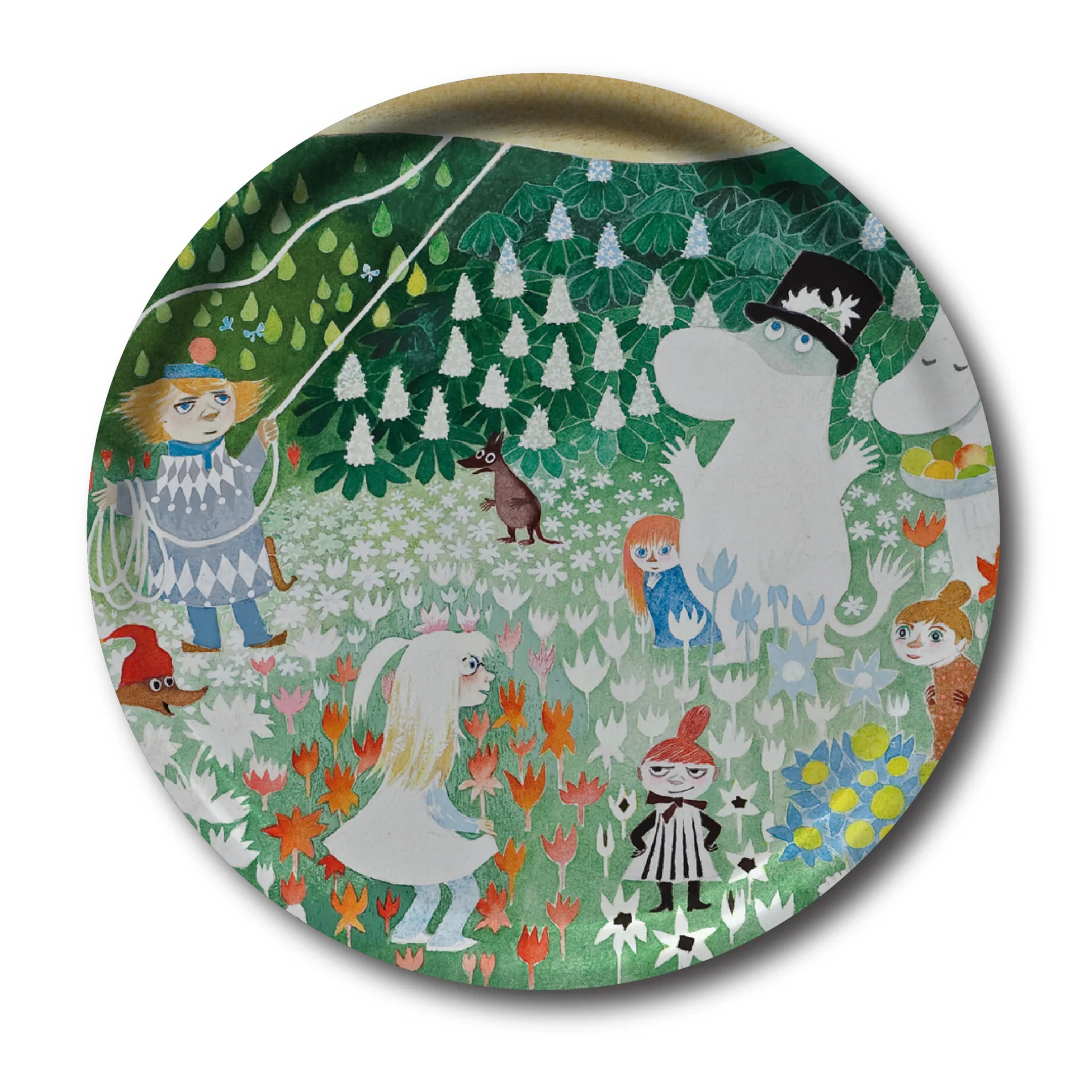Plateau rond Dangerous journey, 31 cm Opto Design