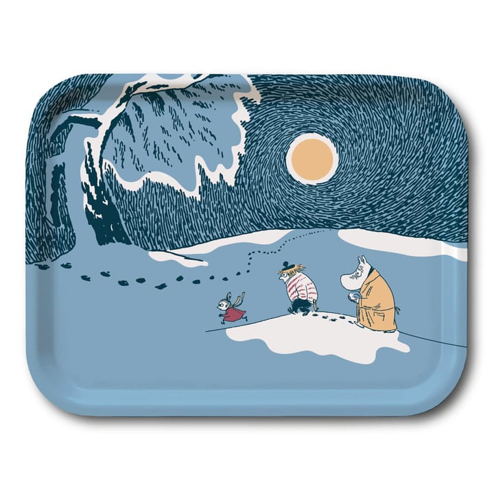 Plateau Snow Moonlight Moomin hiver 2021 - 20x27 cm - Opto Design
