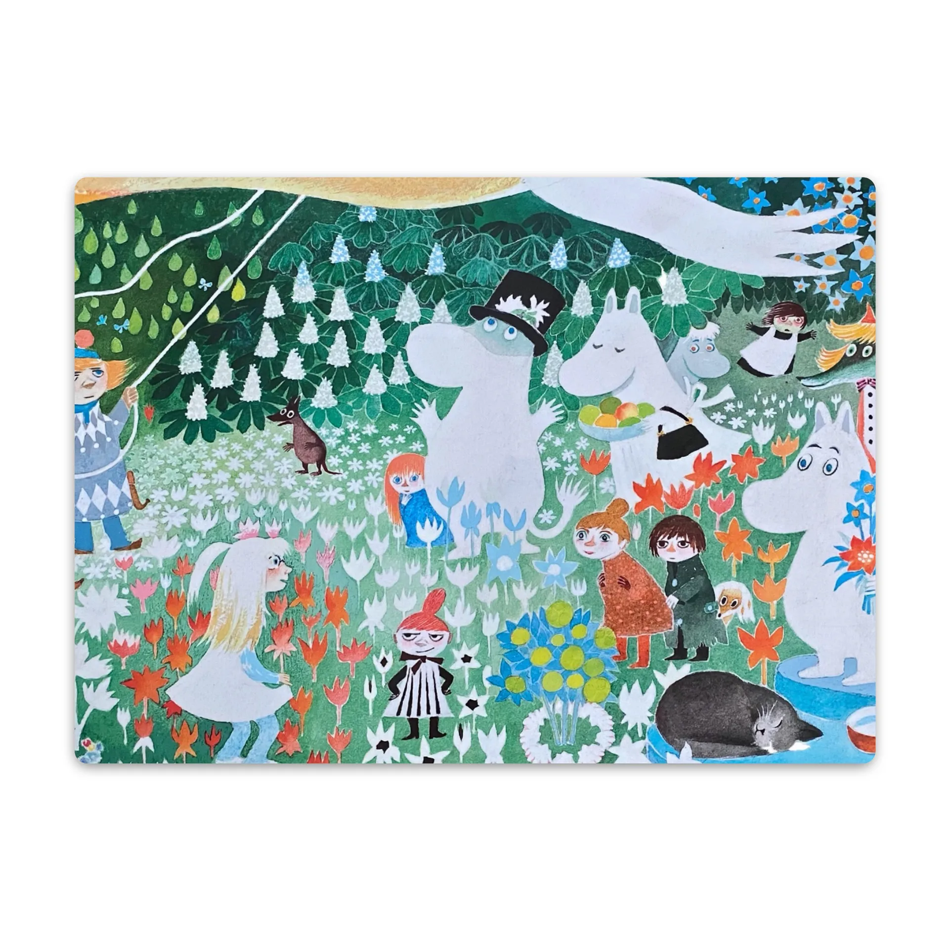 Set de table Dangerous journey 40x30 cm, Vert Opto Design