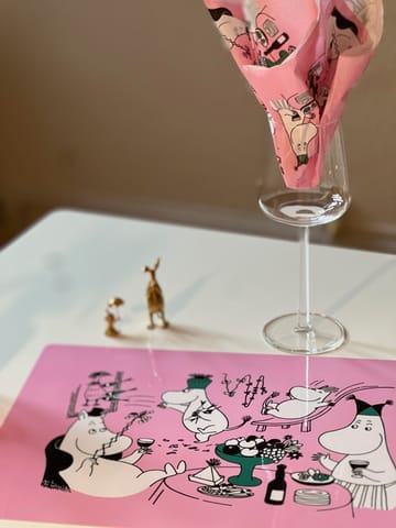 Set de table Moomin 80 27,5x40 cm - Rose - Opto Design