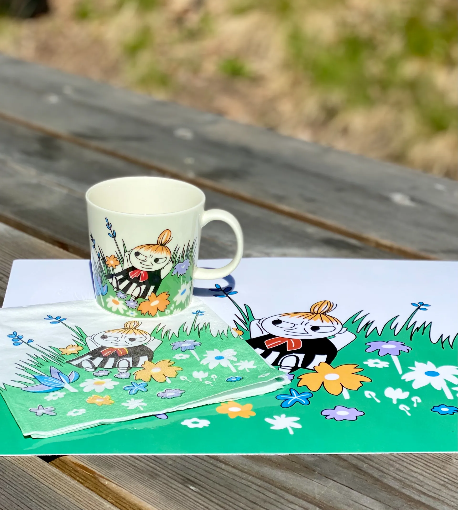 Set de table Moomin Lilla My dans la prairie, 27,5x40 cm Opto Design