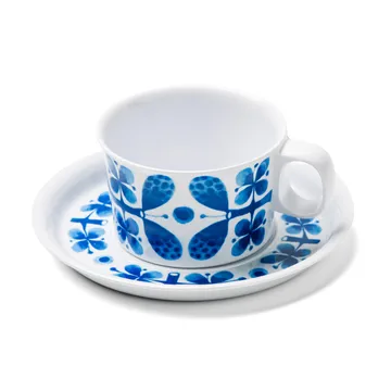 Tasse et soucoupe Blues mélamine - tasse + soucoupe - Opto Design