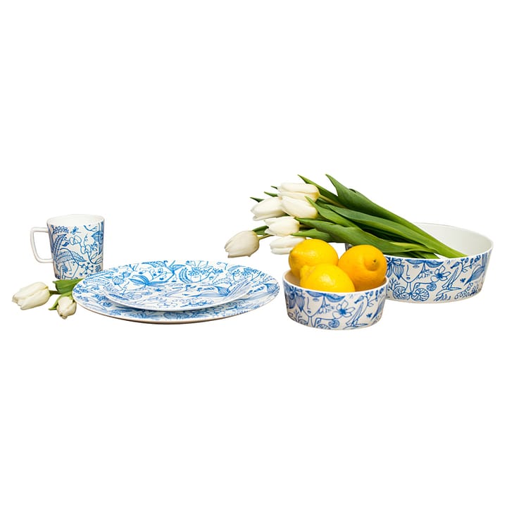 Tasse Grazia 32 cl, Bleu-blanc Opto Design