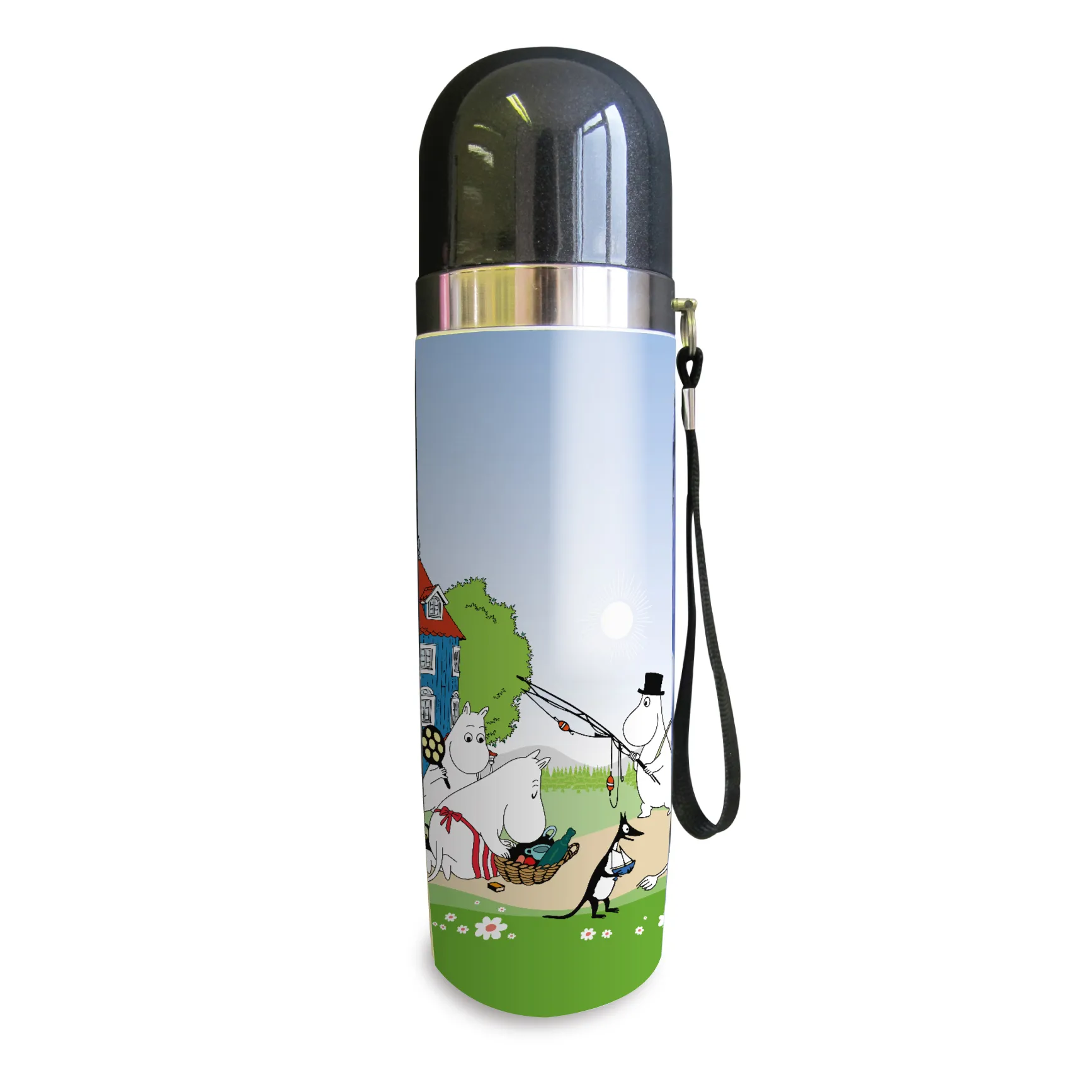 Thermos Mumin Holiday-Eté 0,5 l, Vert Opto Design